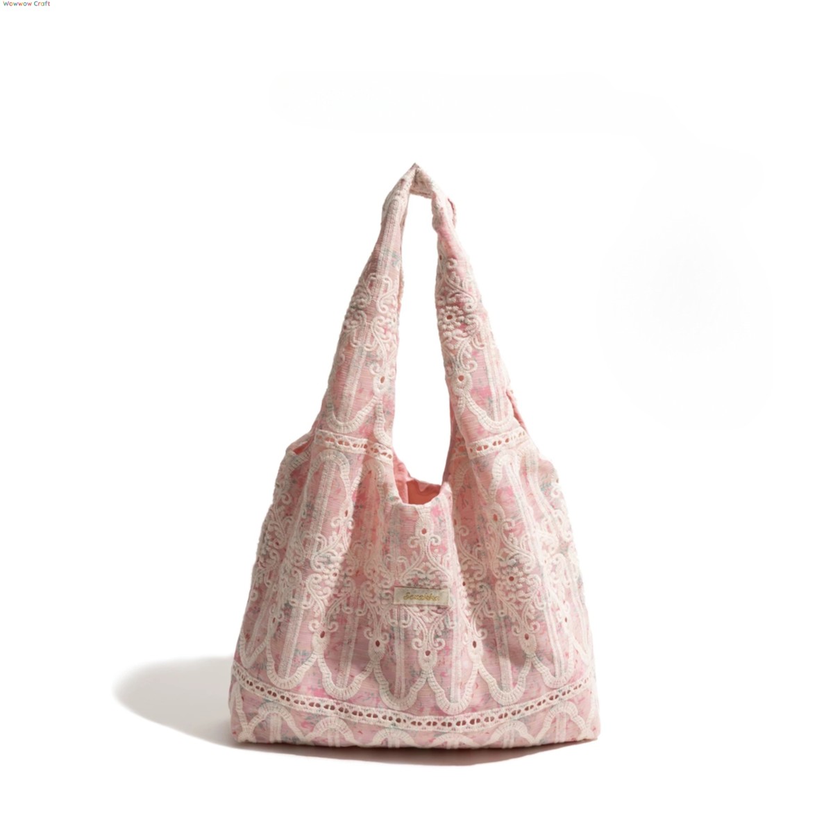 Shoulder Bags,Totes,Korean style embroidered lace shoulder bag - Canvas bag tote bag